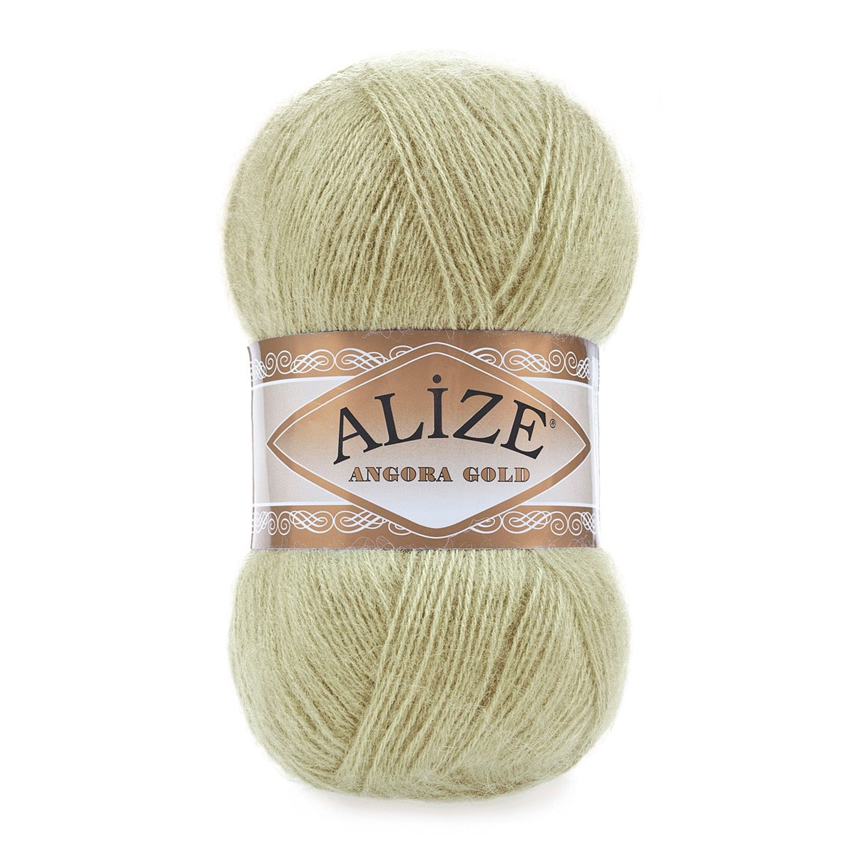 Alize Angora Gold Knitting Wool Yarn, Light Green - 267