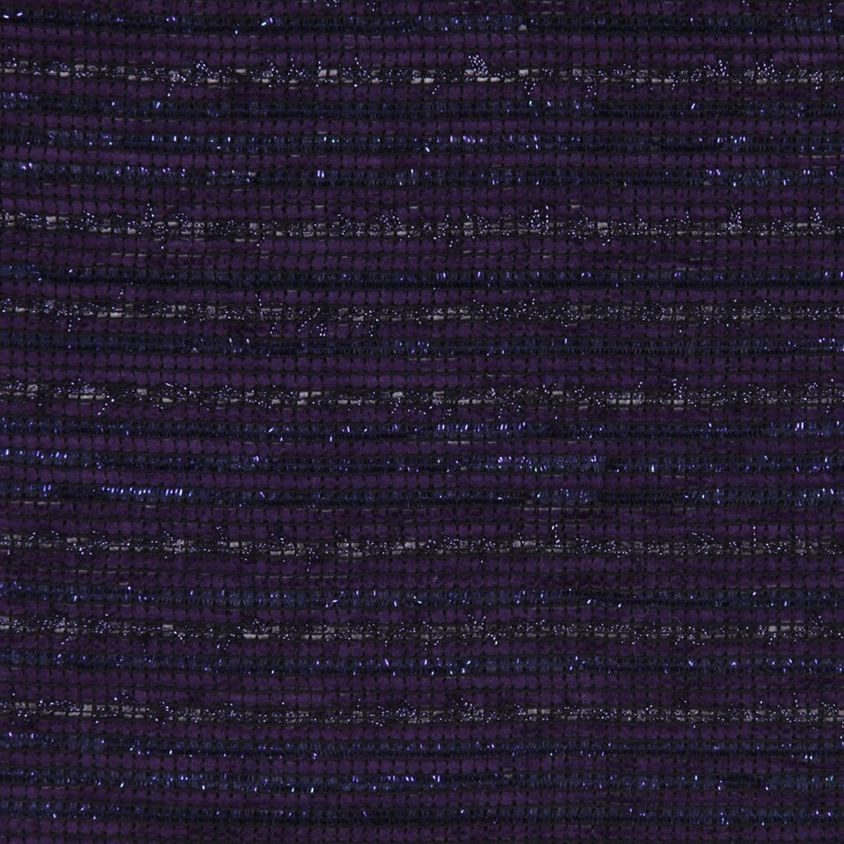 British Purple Metallic Striped Wool