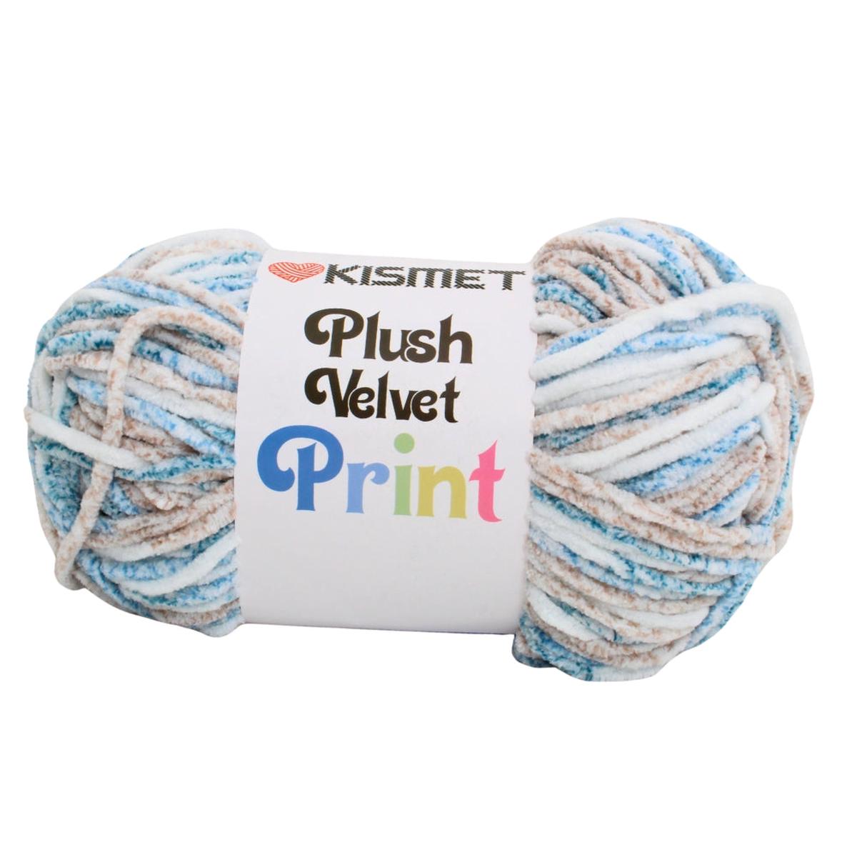 Kismet Plush Velvet Print 100g Surf A