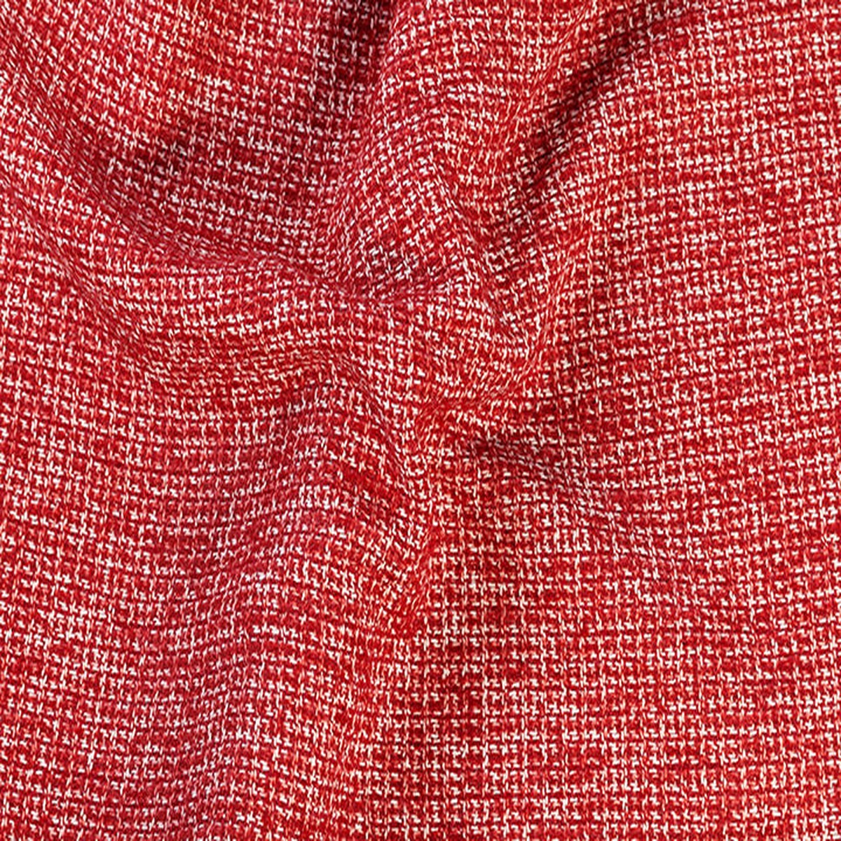 Red & White Alpaca Blend Tweed (Made In Italy)