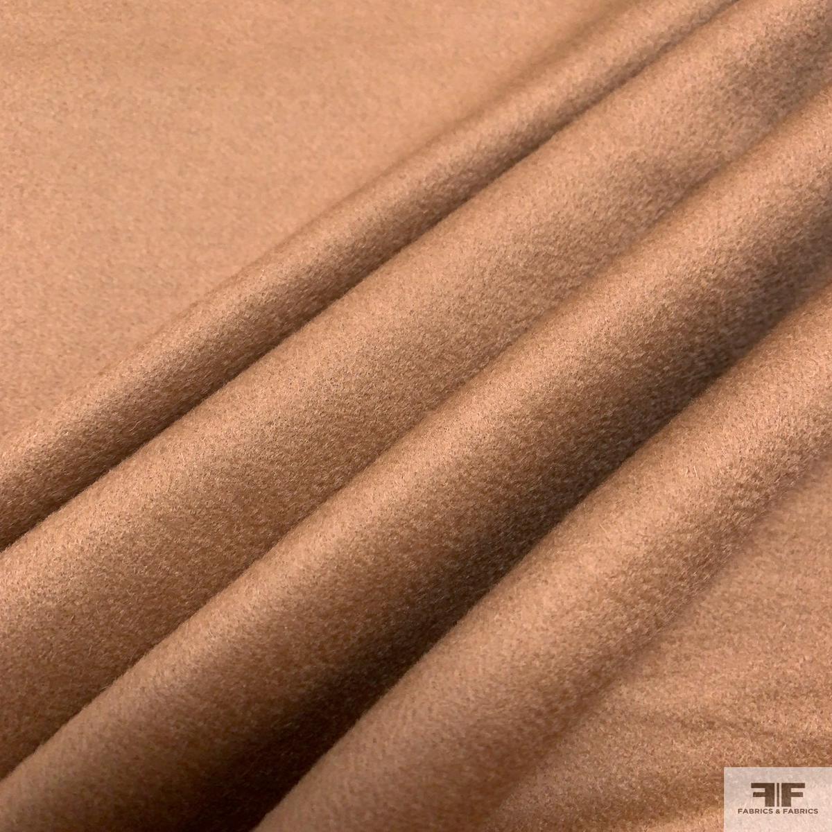 Solid Jacket Weight Wool - Camel