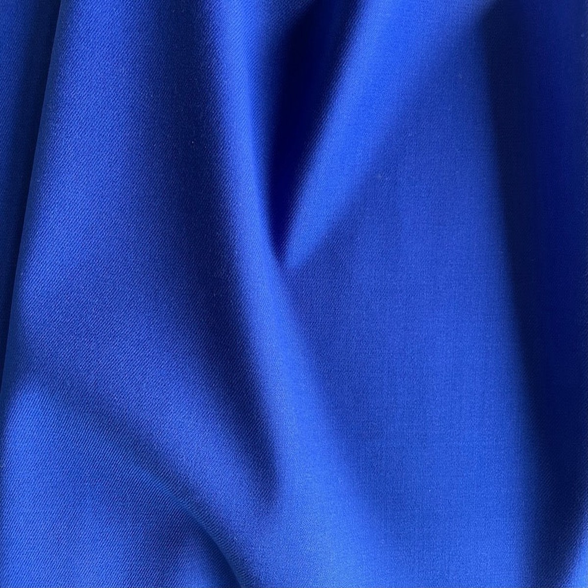 Cobalt Blue Selvedged 150s Wool Suiting (Made in Italy)