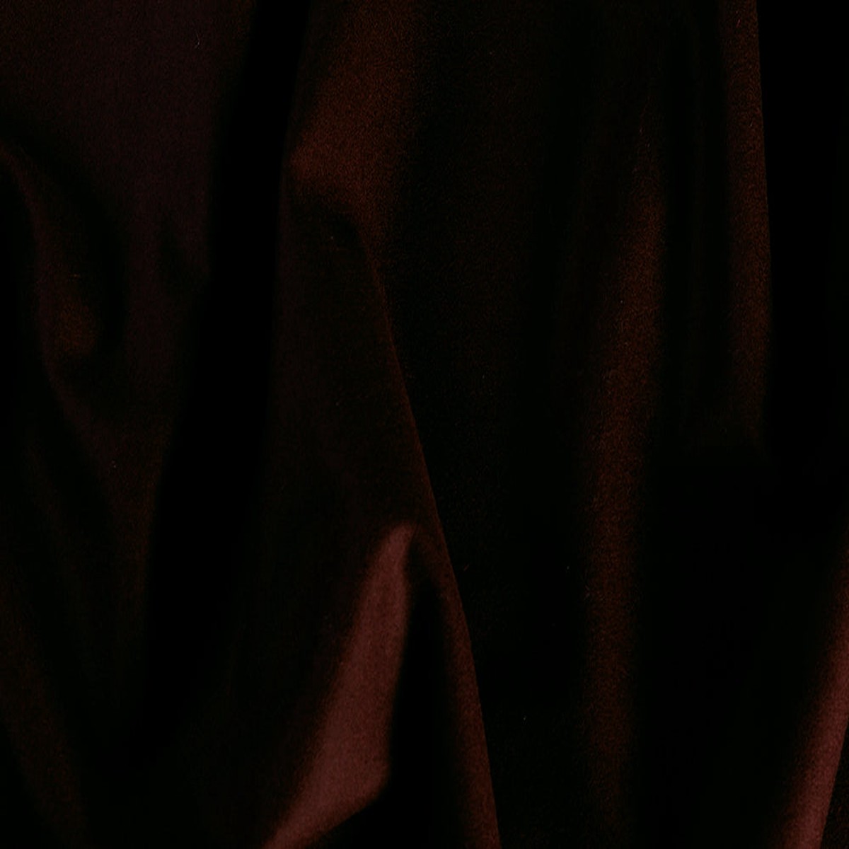 Dark Maroon Wool Melton Coating (Made in Italy)