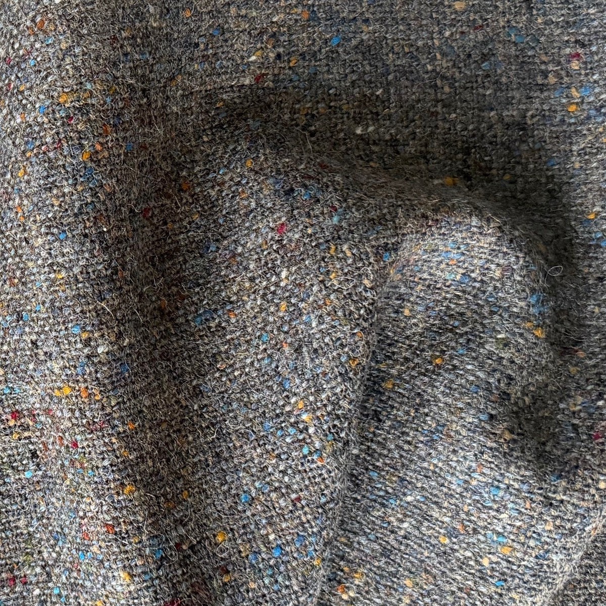 Dashing Oxford Grey Wool Tweed (Made in Ireland)