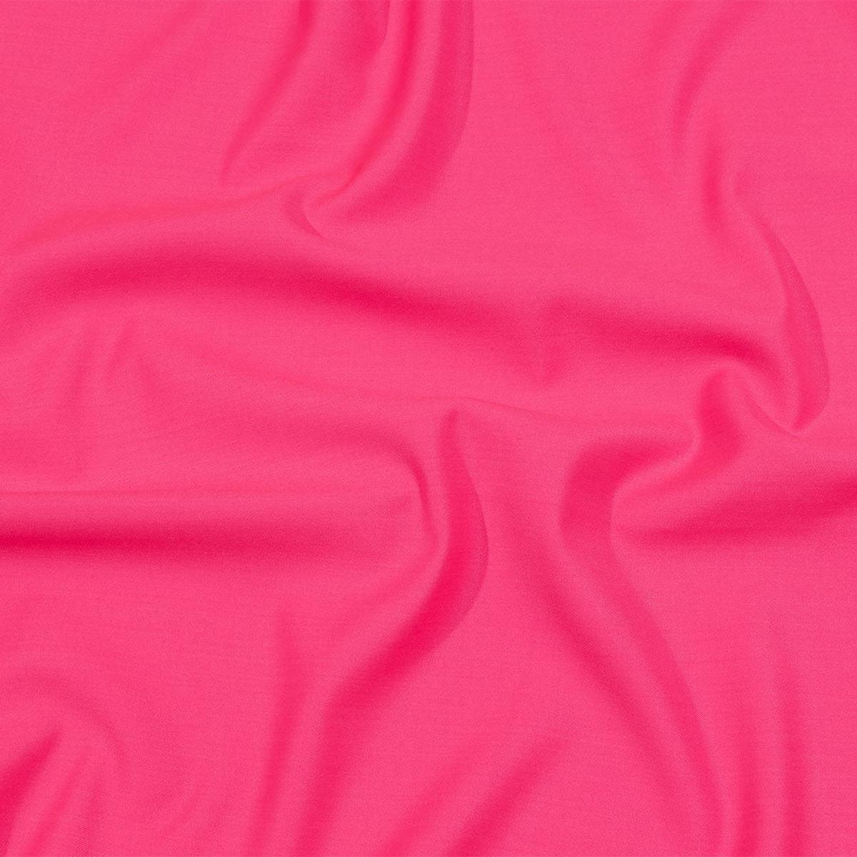 Italian Hi-Vis Pink Double Face Stretch Super 150 Virgin Wool Twill Suiting
