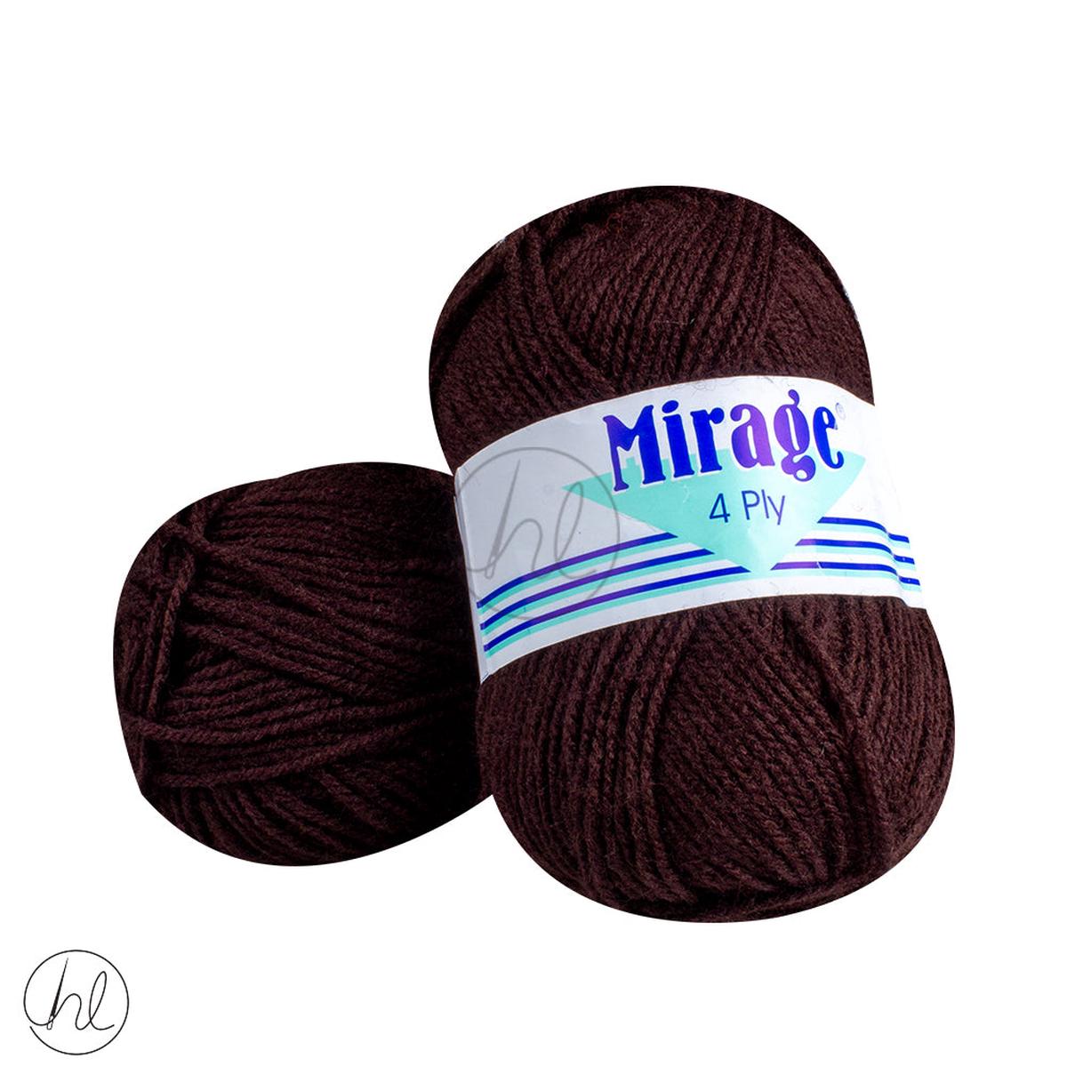 Mirage 4Ply Wool 25G BROWN