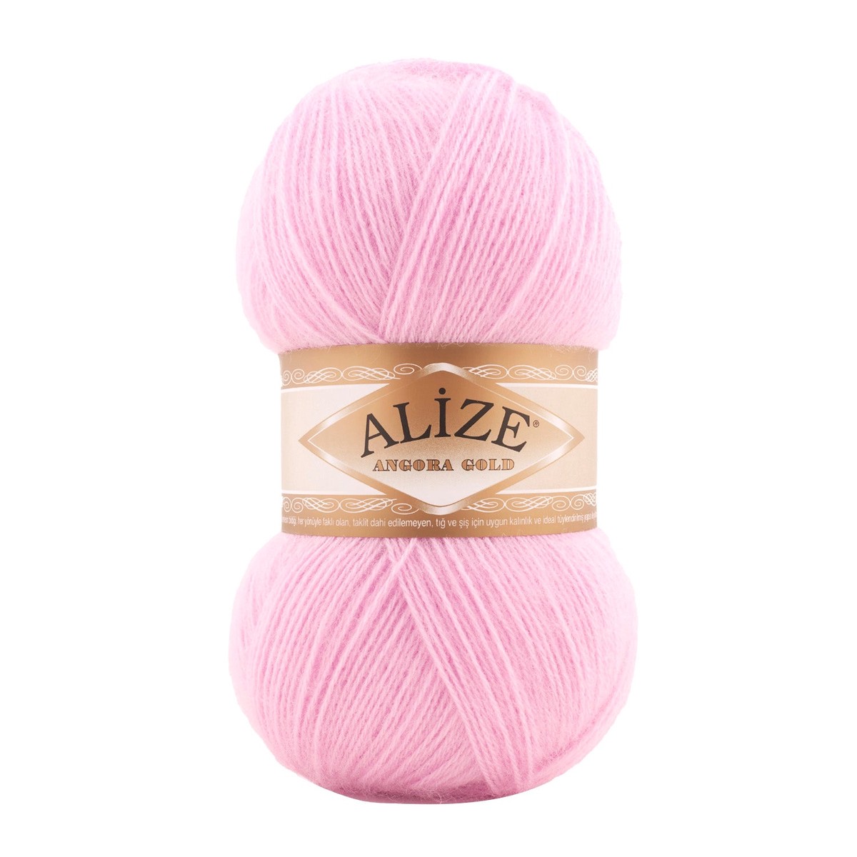 Alize Angora Gold Knitting Wool Yarn, Pink - 185