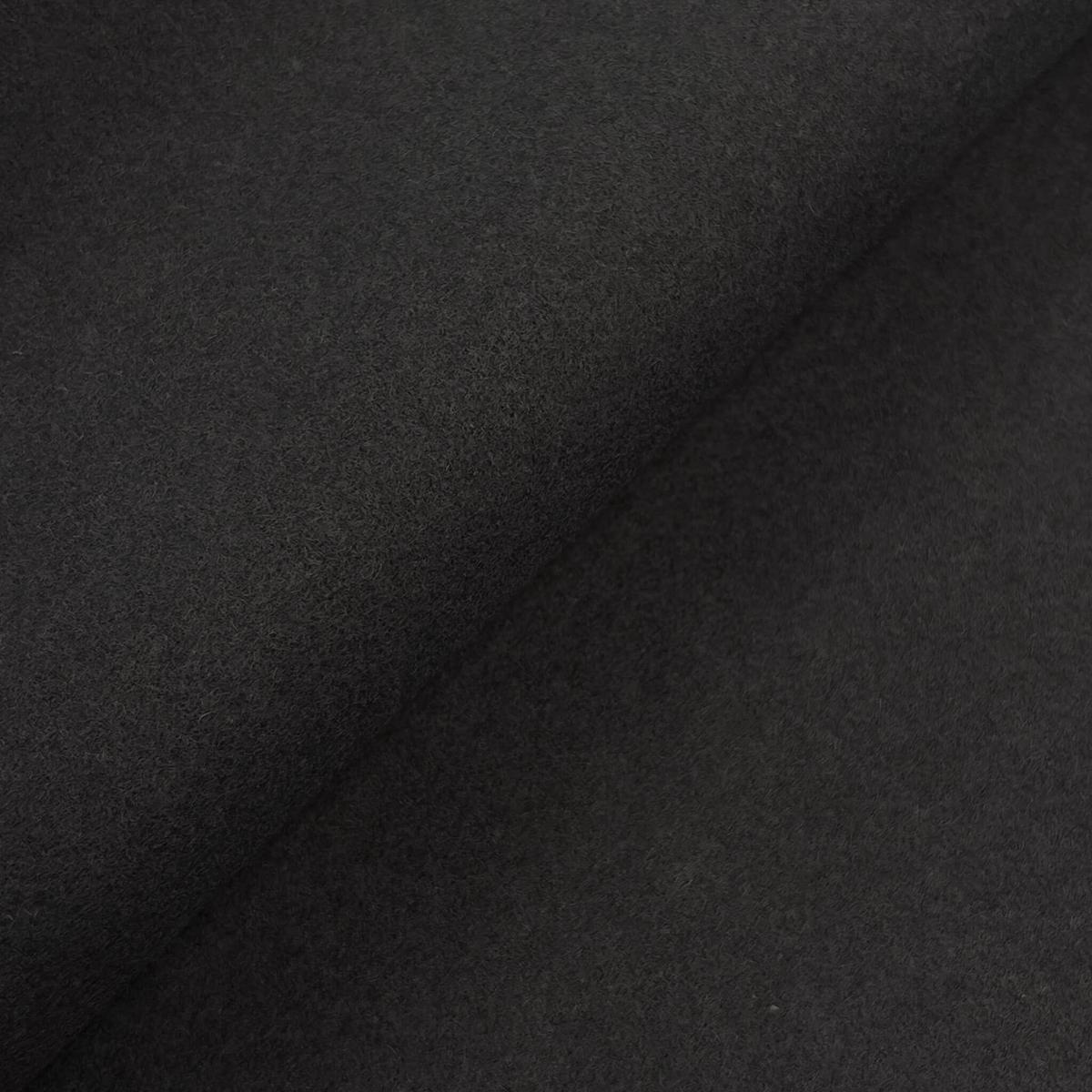 Charcoal Wool/Cashmere Blend Fabric - Charcoal, 58" Width