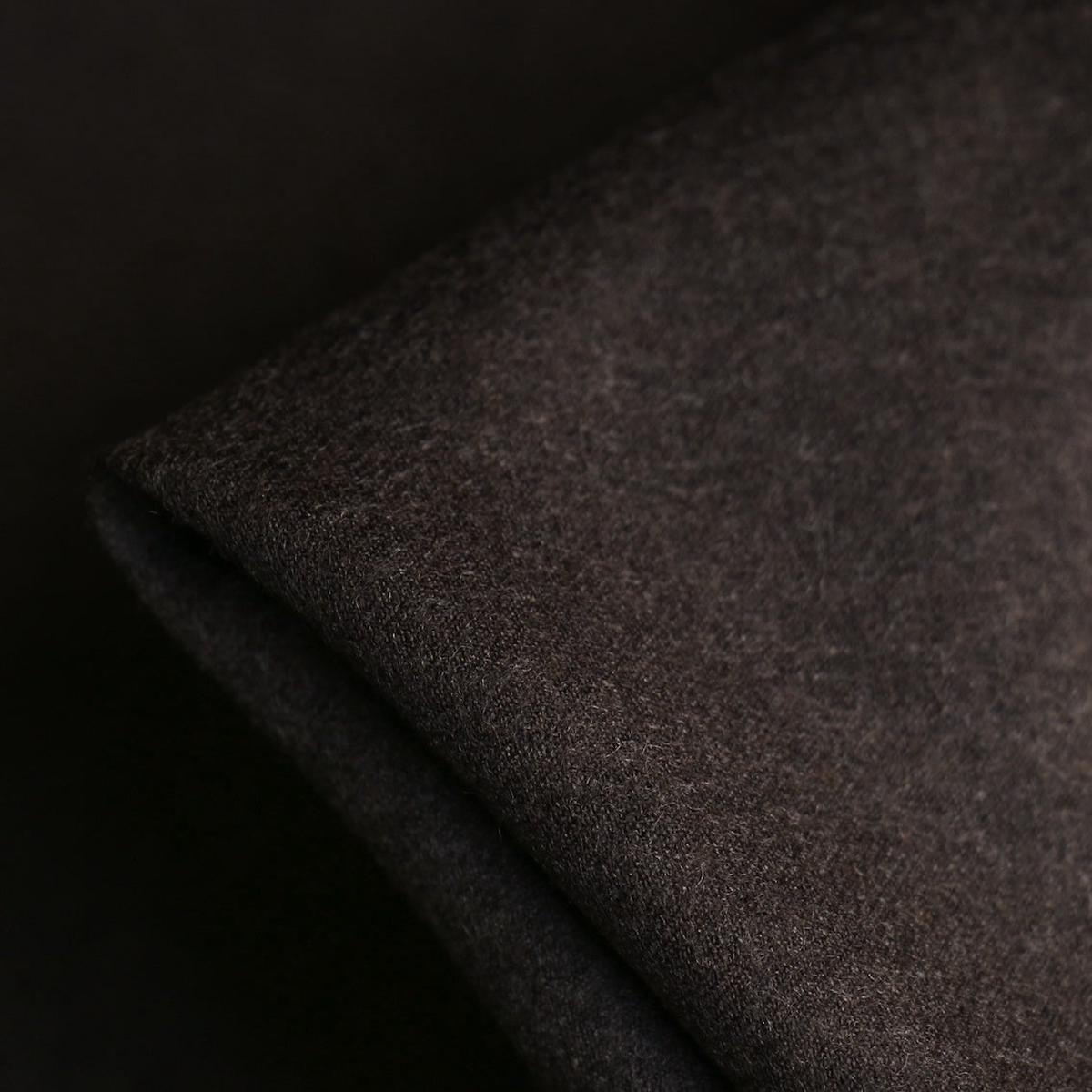 Flannel Chocolate Wool Suiting