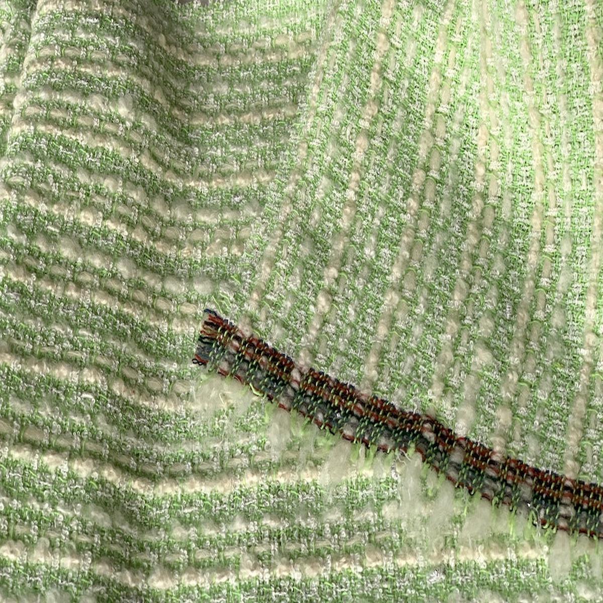 Gucci Lime Sherbet Cotton & Wool Boucl (Made In Italy)