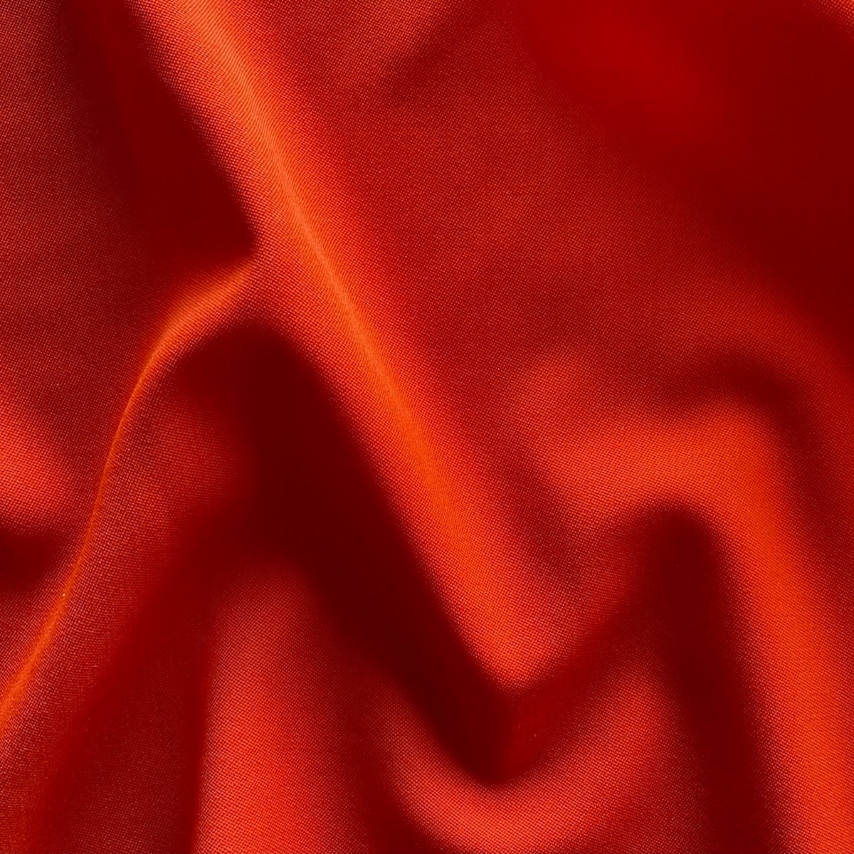 Maraschino Deep Tangerine Dream Virgin Wool Twill (Made in Italy)