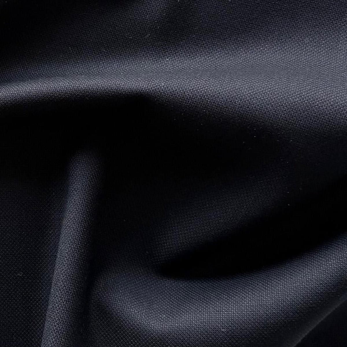 Mid-Weight Midnight Navy Fine Wool Basketweave (Made in Japan)