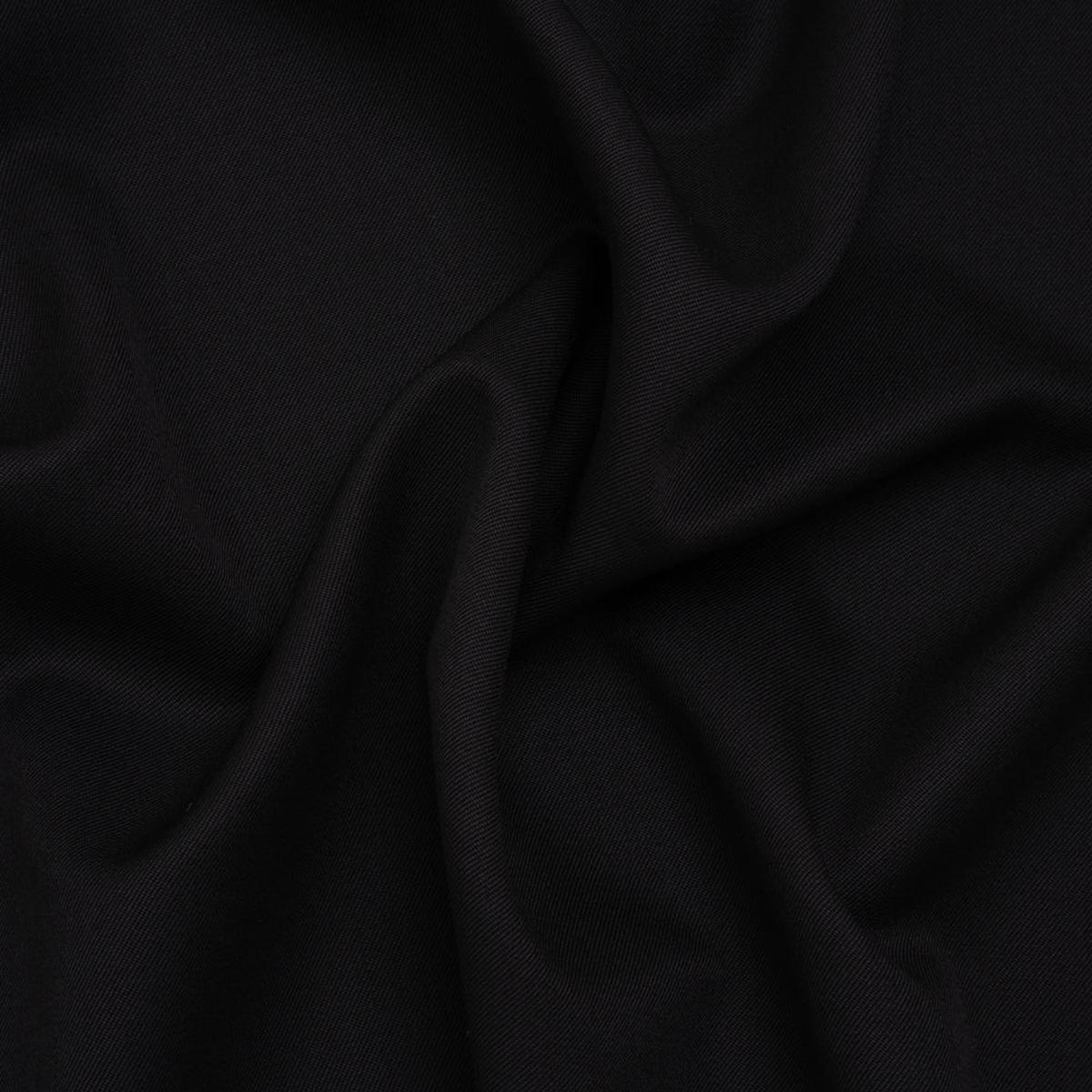Wool Twill Suiting by Alexander McQueen - Black - Designer Deadstock