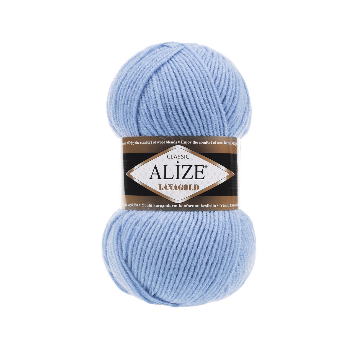 Alize Lanagold Classic Wool Yarn, Blue - 40