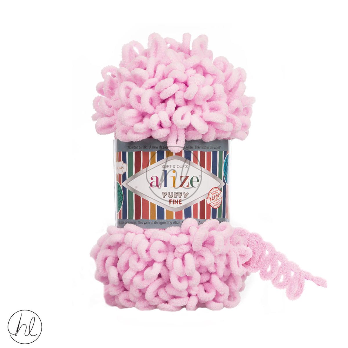 ALIZE YARN PUFFY FINE 100G PINK 194