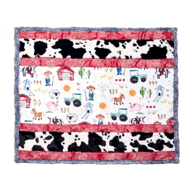 Deja-Moo Wee One Cuddle Kit 27" x 27" Shannon Fabrics 100% Polyester SF-ckweeonesdejamoo