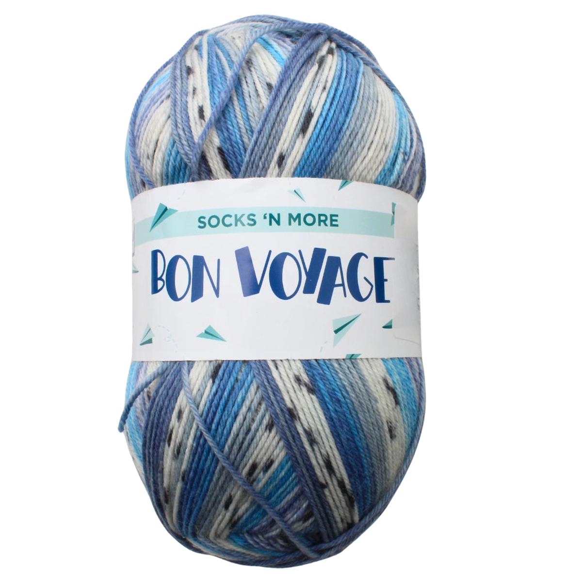 BON VOYAGE SOCKS N MORE 100G LAKE BAIKAL COL 504