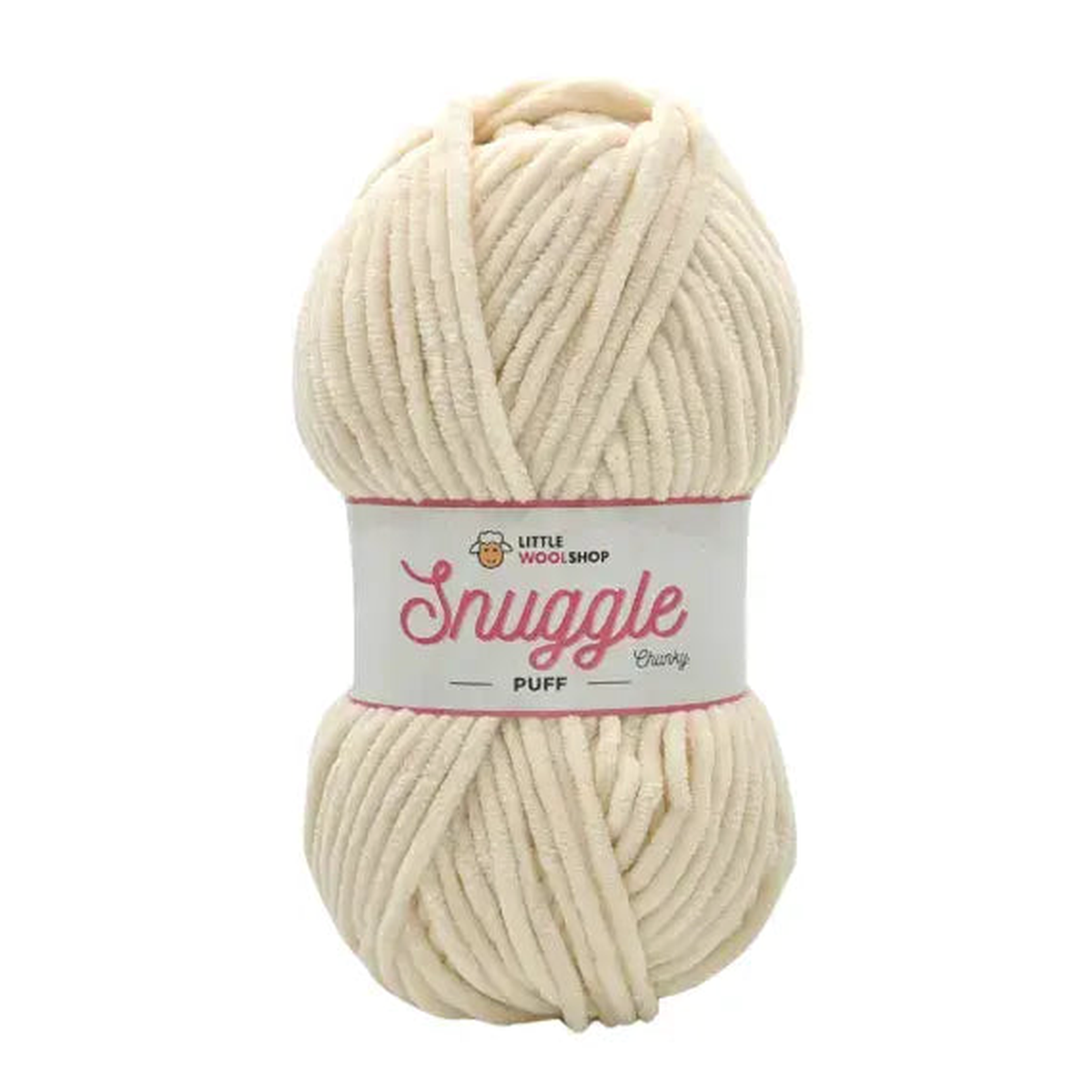 LittleWoolShop Snuggle Puff Chenille Chunky - Vanilla Bean