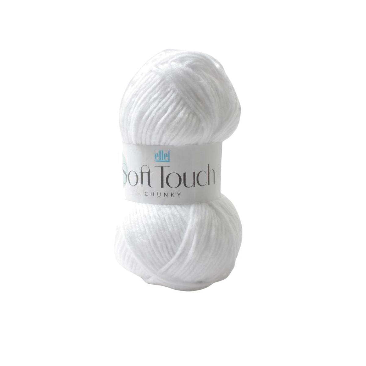 SOFT TOUCH CHUNKY 100G WHITE