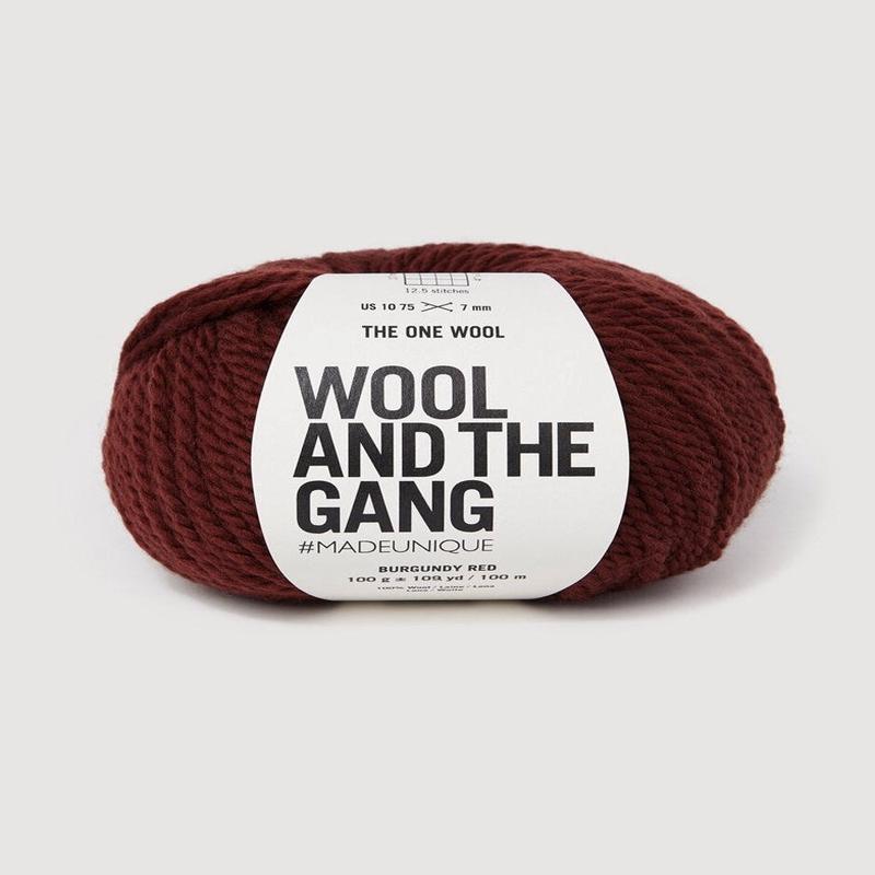 The One Wool BurgundyRed