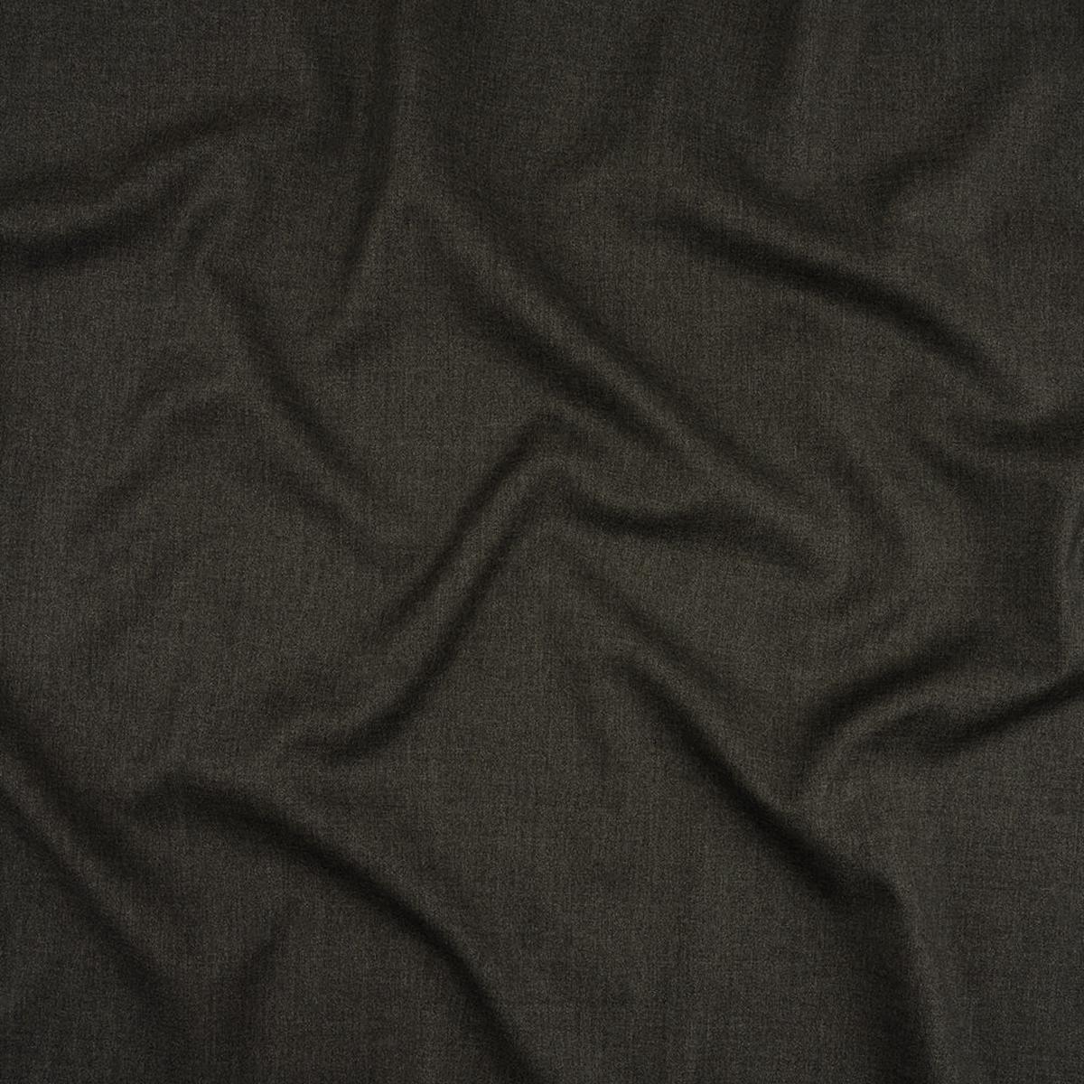 Heathered Gray Wool Twill Suiting