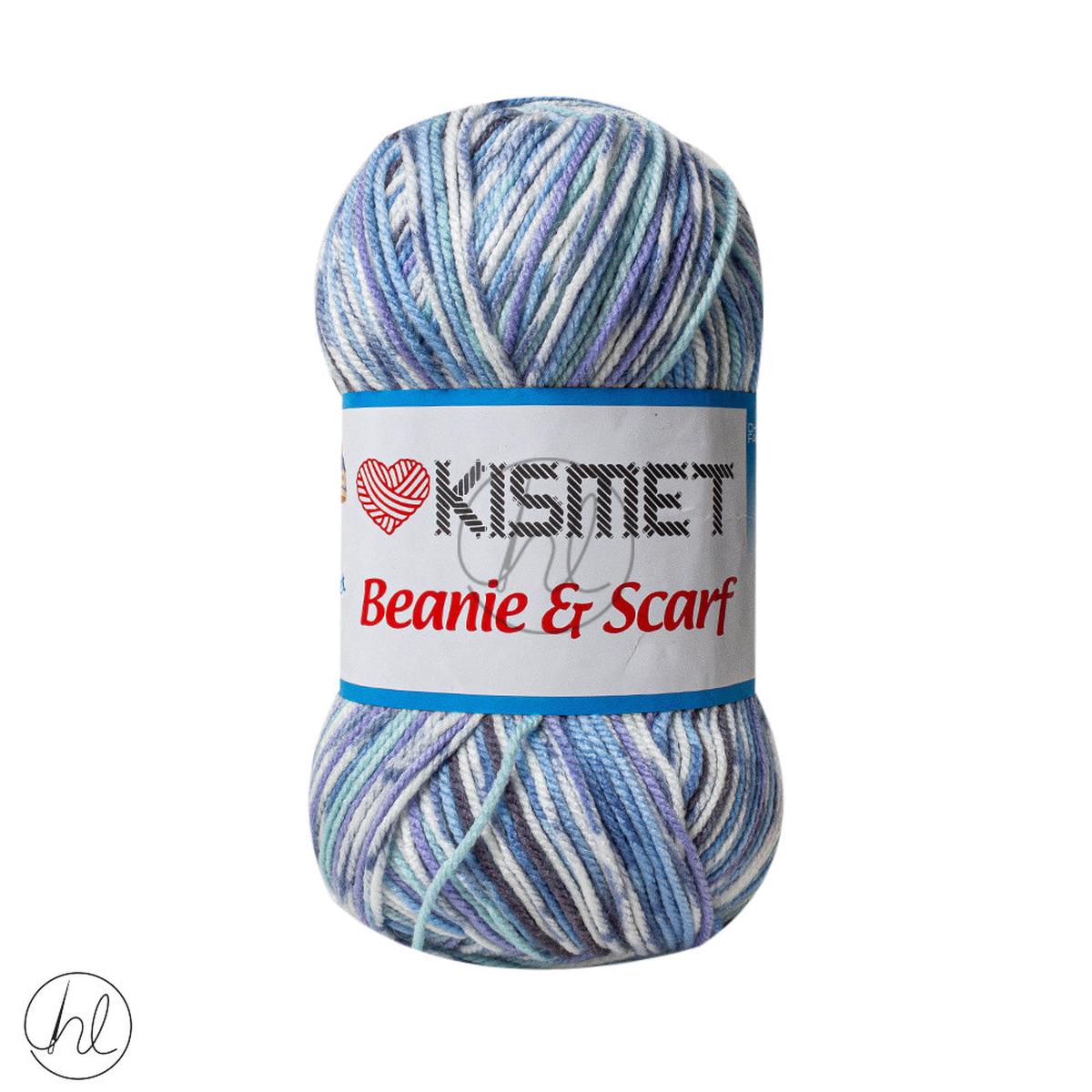 Kismet Beanie & Scarf 250G Saxe Blue