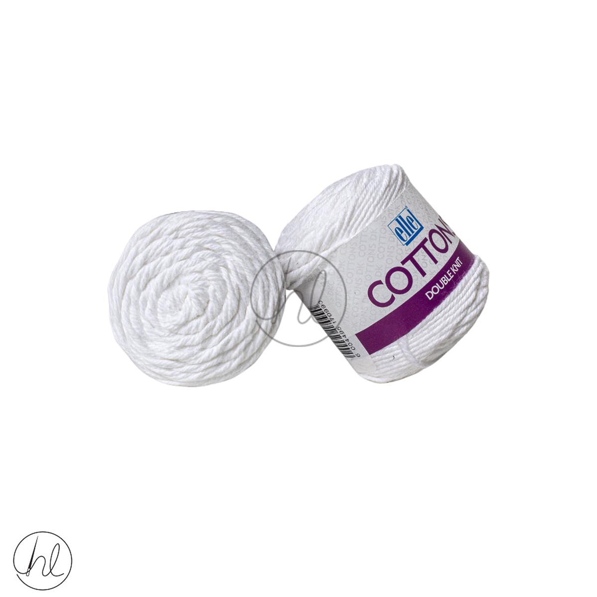 Elle Cotton DK 50g 25 White