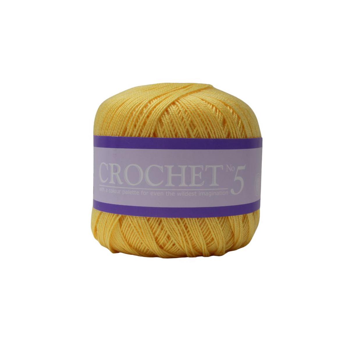 ELLE CROCHE CTTN NO5 50G BUTTERCUP COL 020