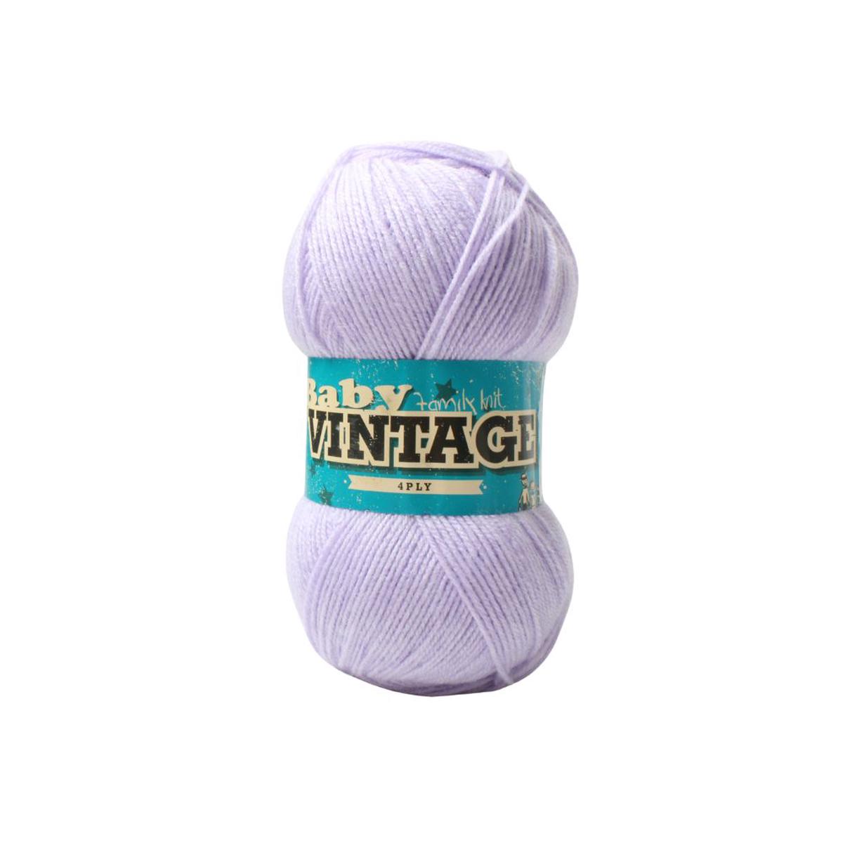 ELLE VINTAGE BABY 4PLY 100G LAVENDER