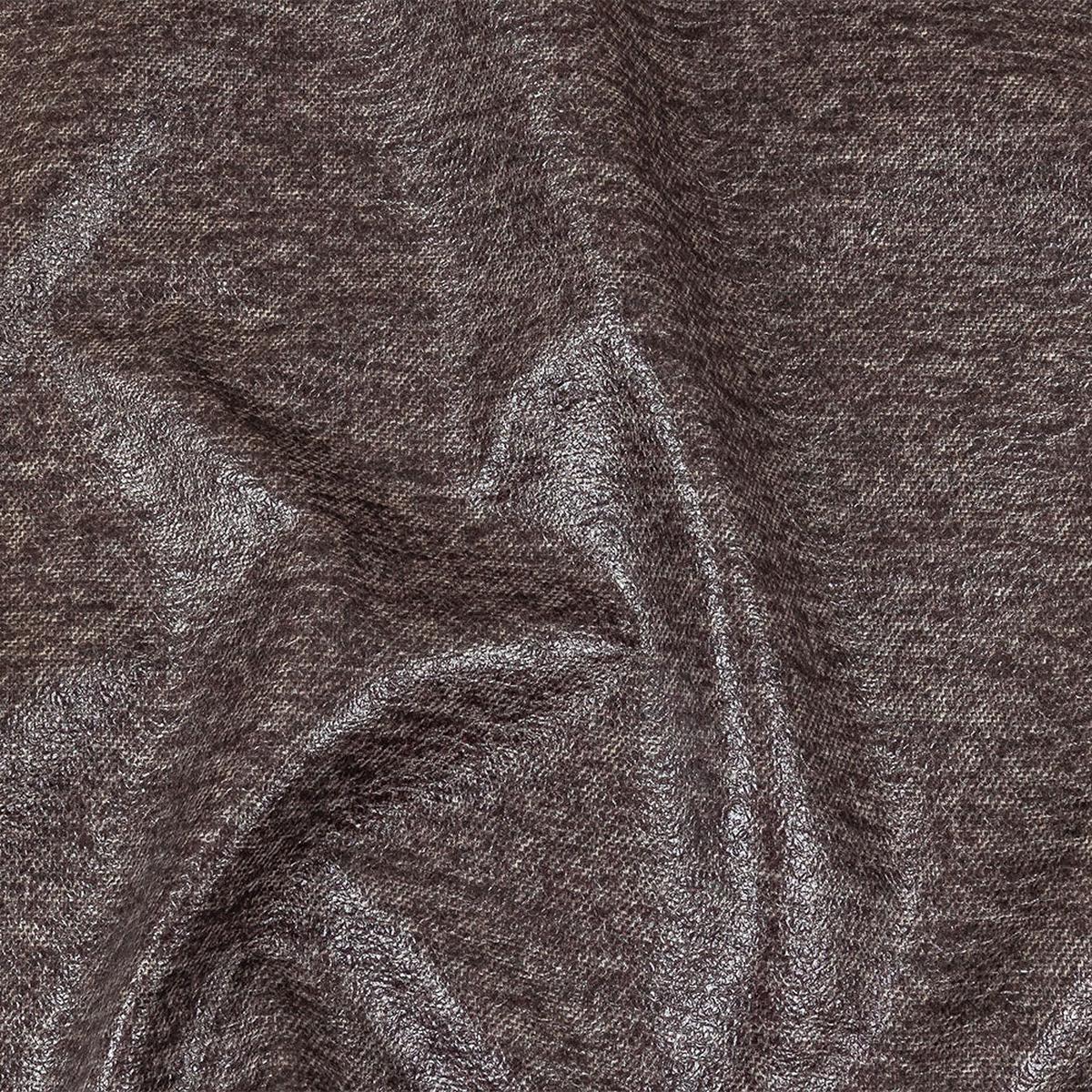 Heathered Fig Laminated Wool Tweed