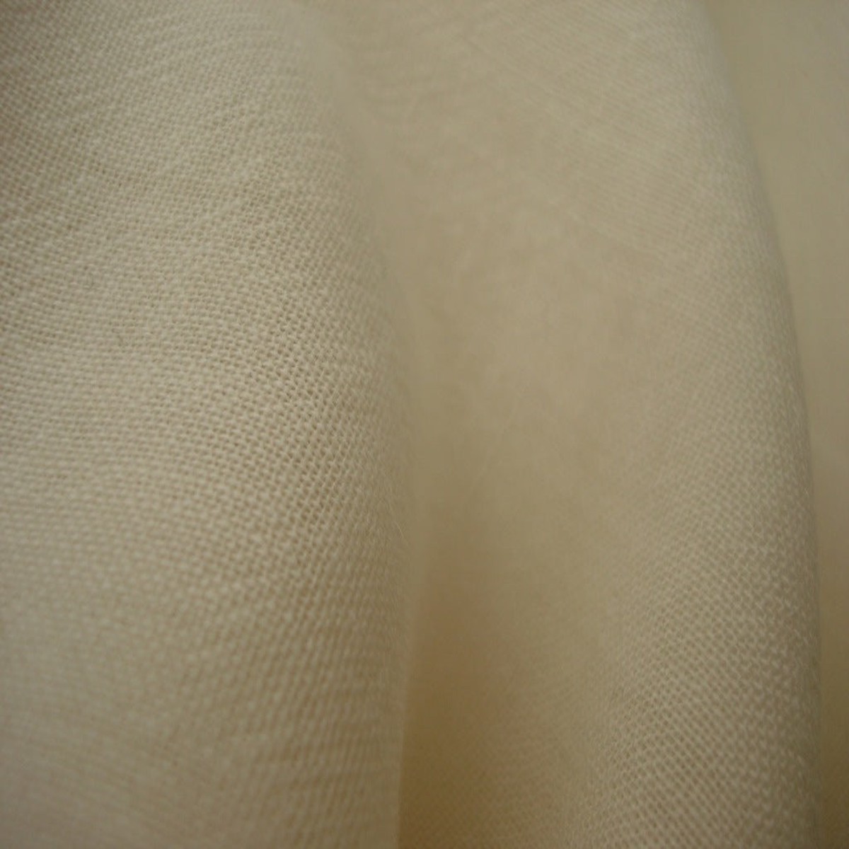 Ivory Twisted Wool Georgette