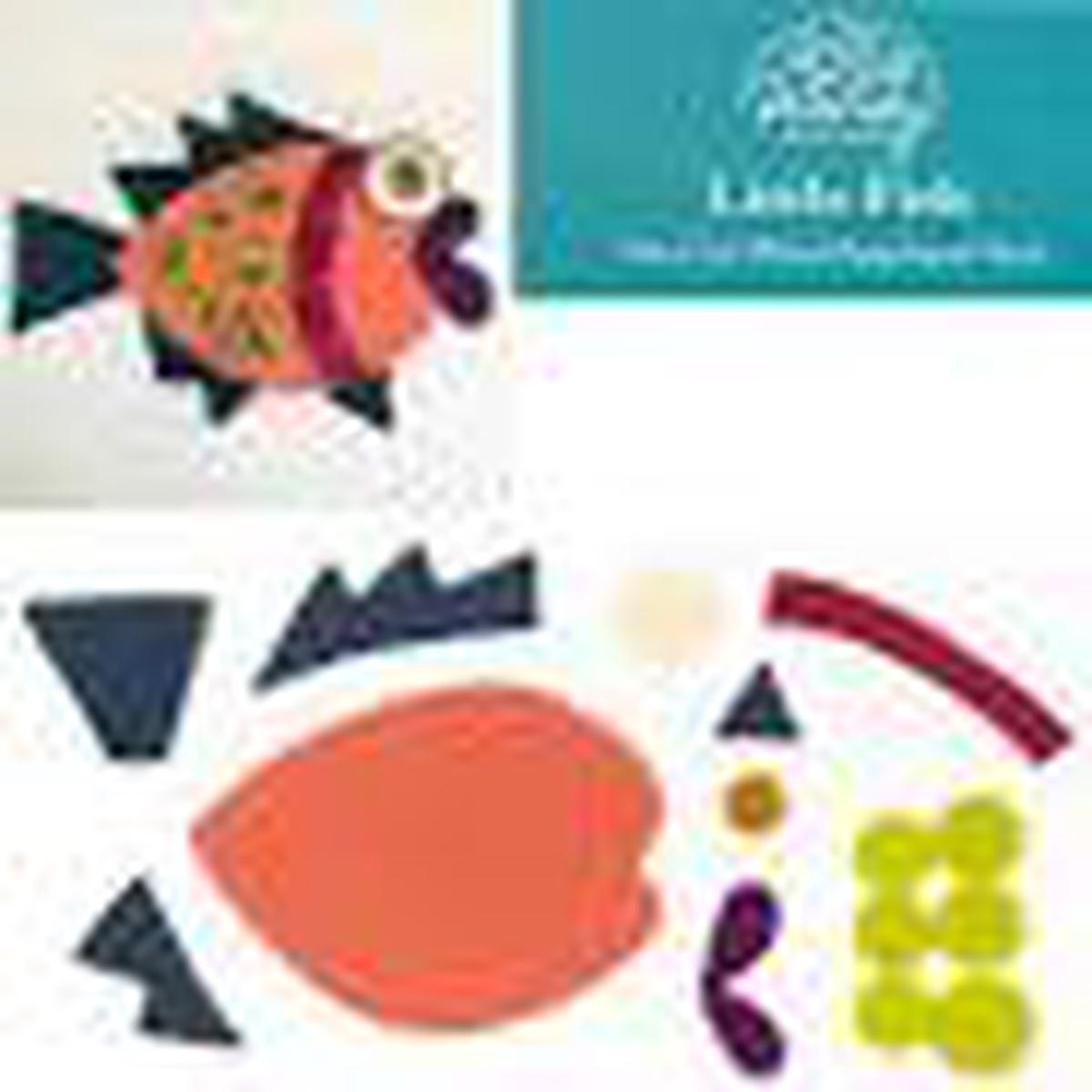 Precut Wool Applique Peach Fish Kits by Wendy Williams