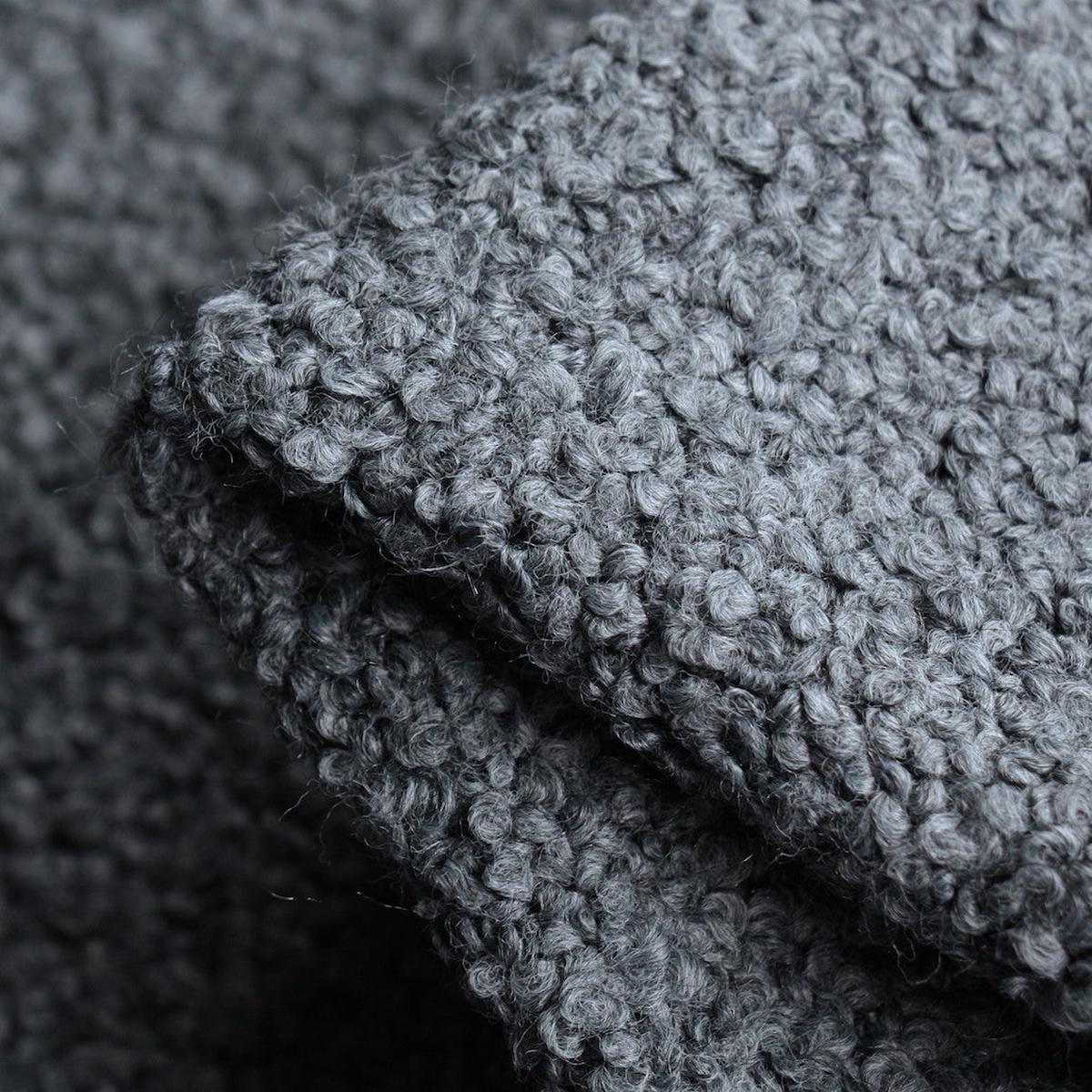 Spent Charcoal Boucle