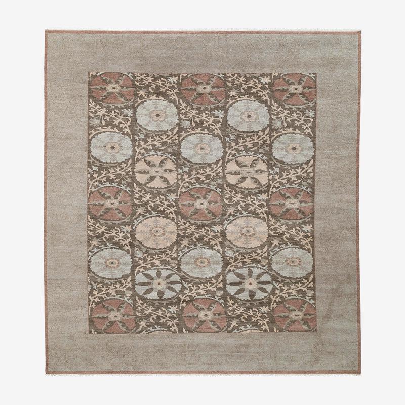 Suzani Hand-Knotted Wool Rug (8 X 10)