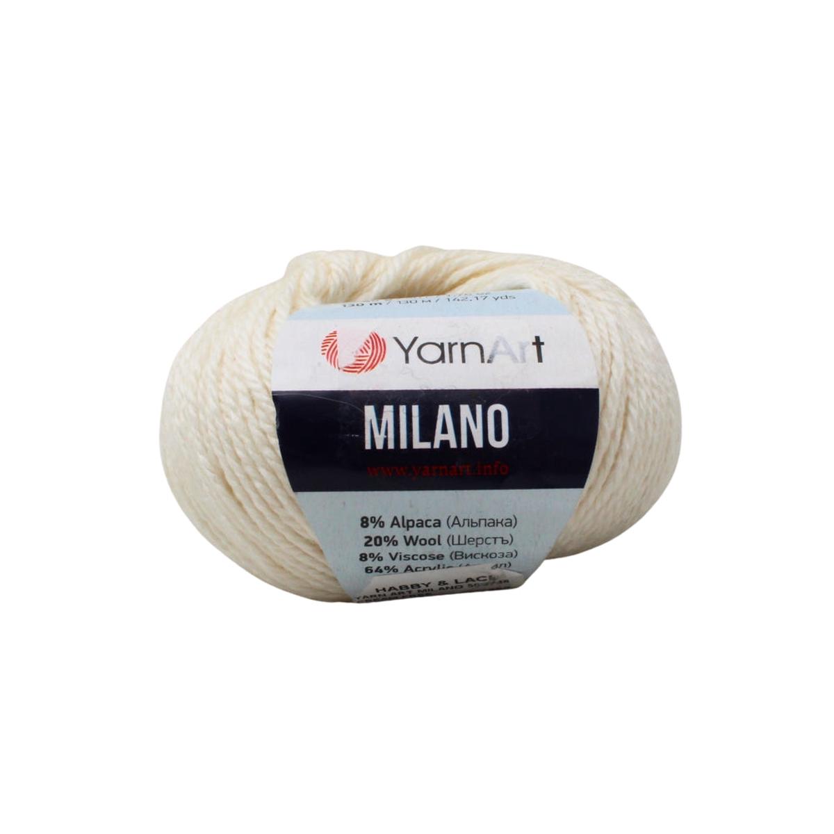 YARN ART MILANO 50G CREAM COL 852