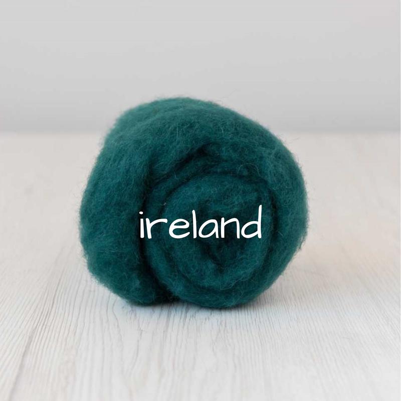 Carded Batting New Zealand Wool DHG 'Maori' Batt - Ireland