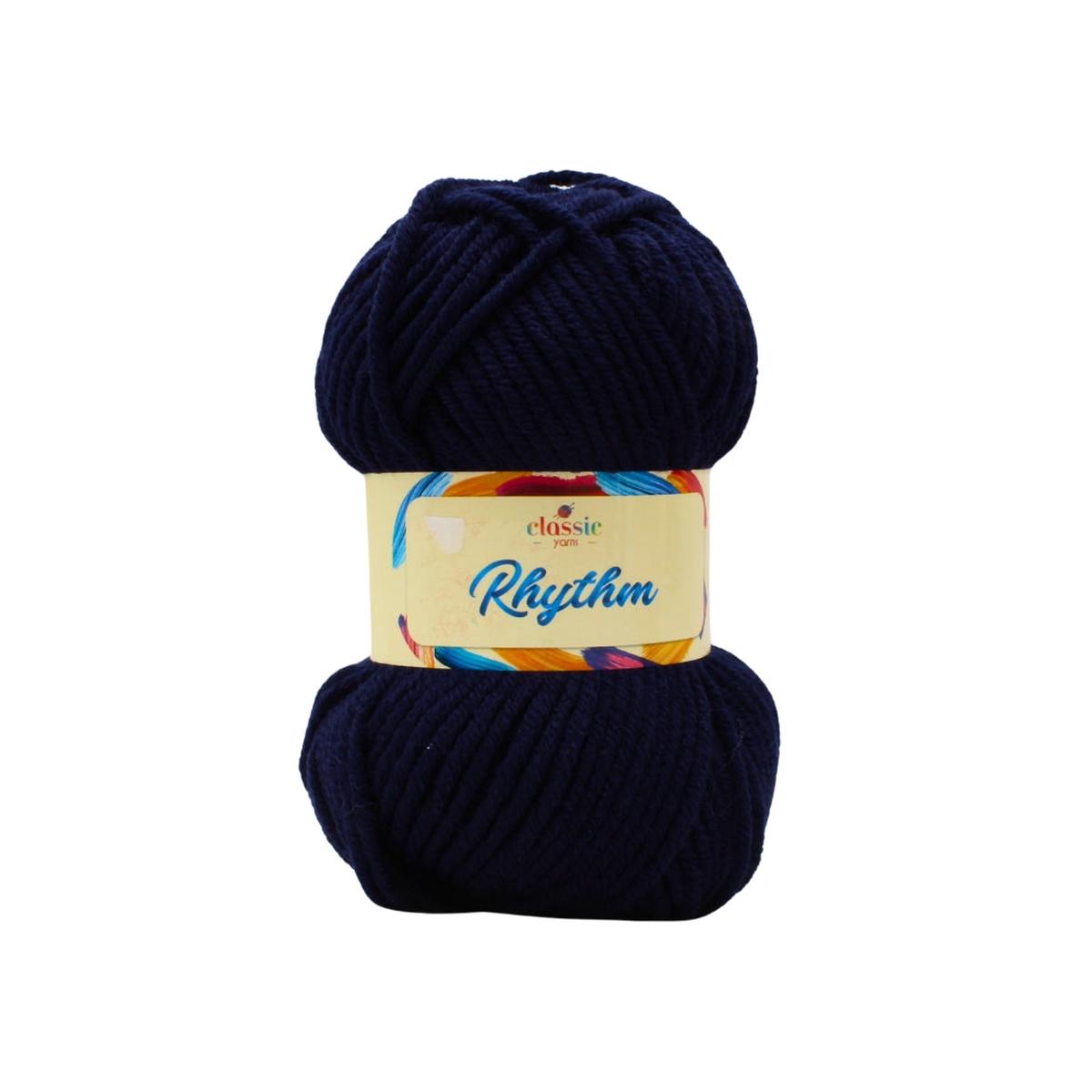 CLASSIC RHYTHM CHNKY 100G NAVY