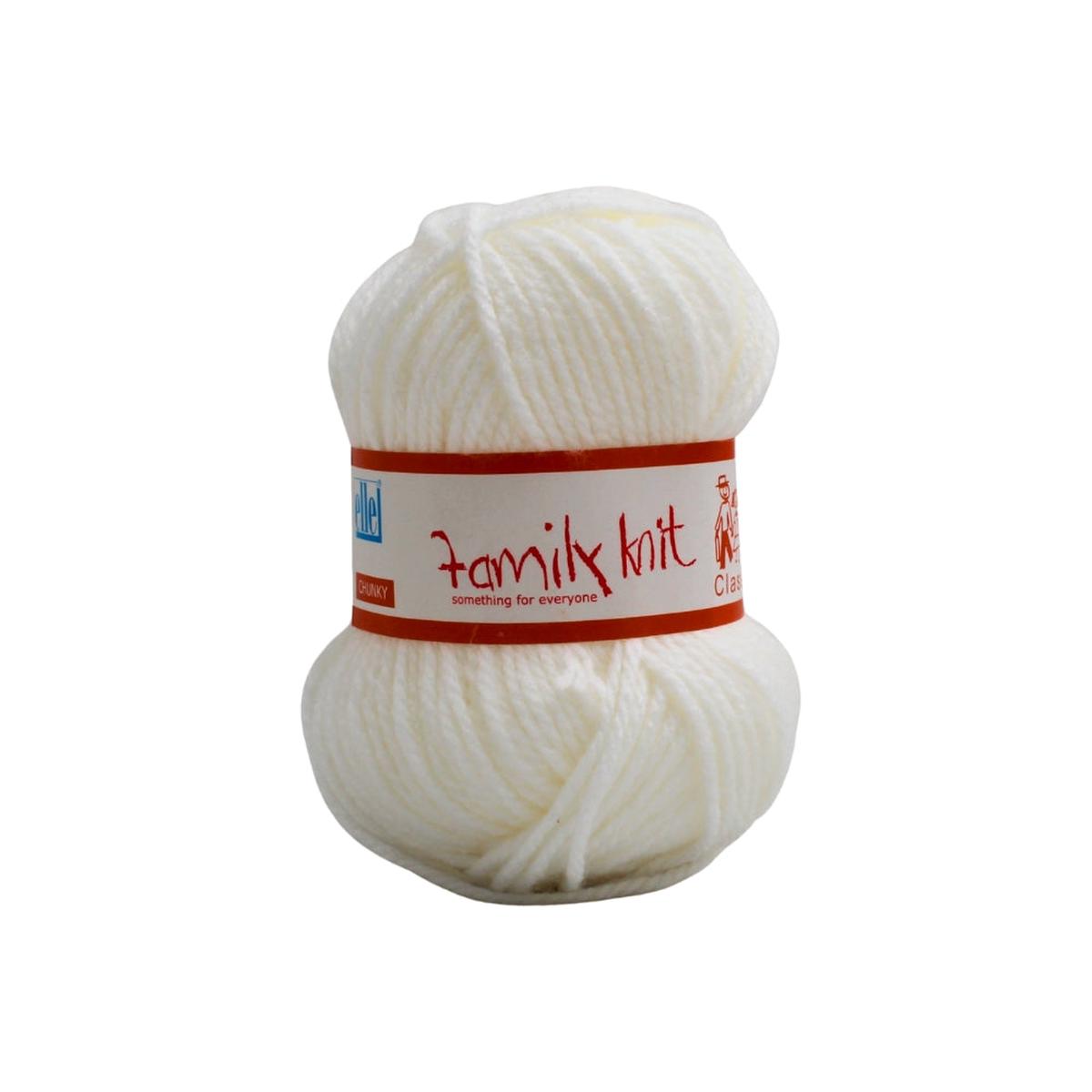 ELLE FAMILY CHUNKY KNIT WHITE