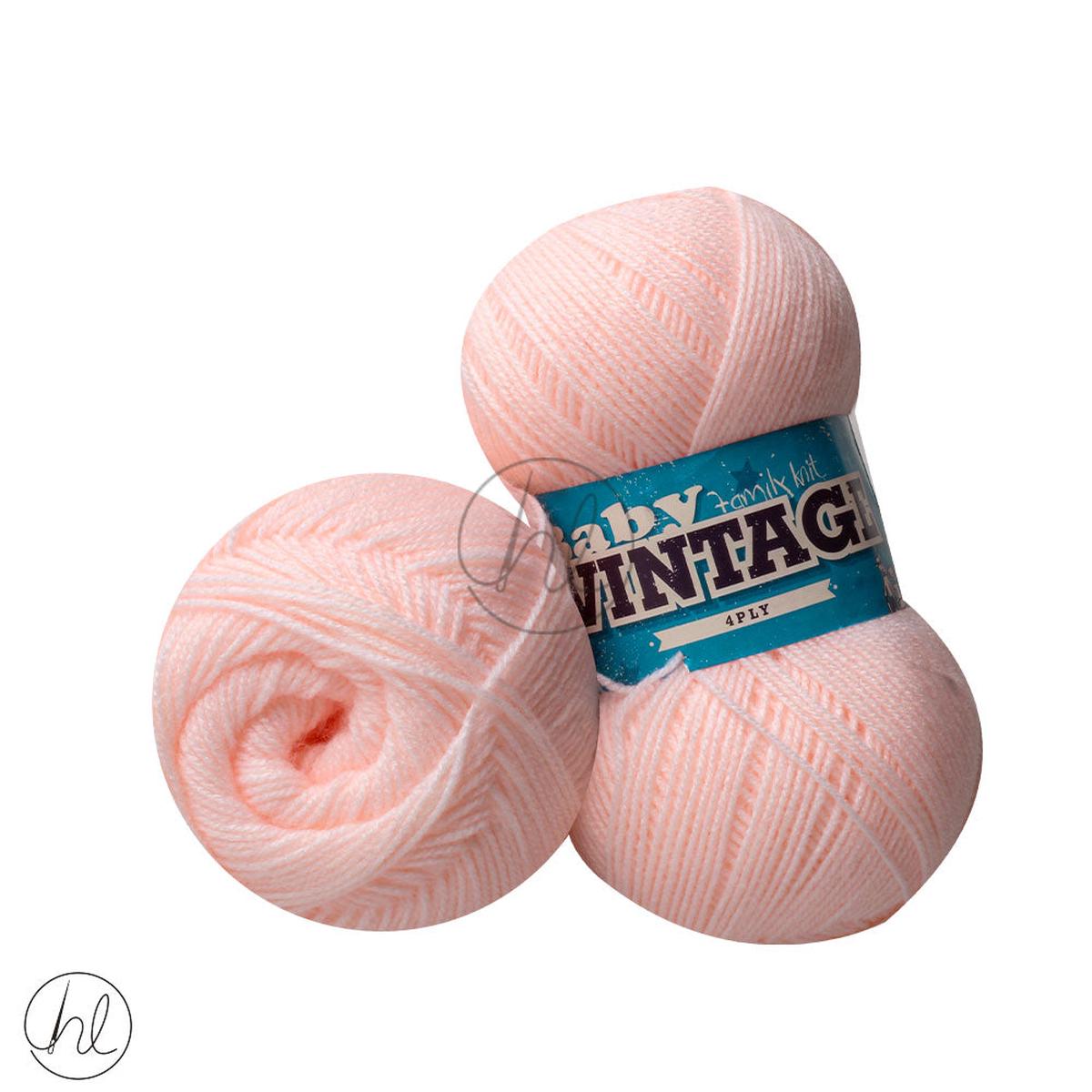 ELLE VINTAGE BABY 4PLY 100G APRICOT