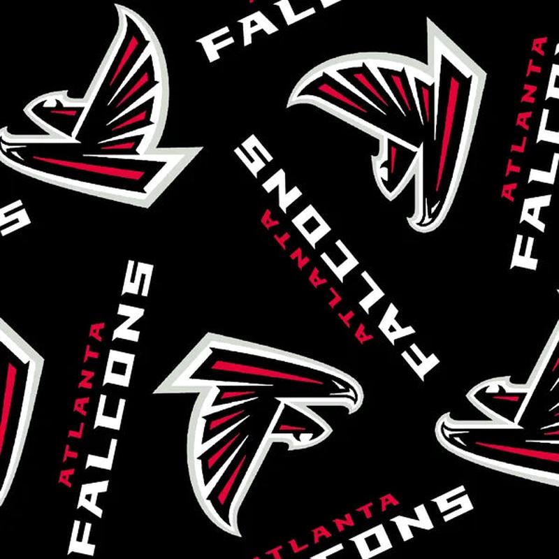 Atlanta Falcons NFL Football Logo Fabric Traditions Polyester Fleece Fabric NFL-6236-D
