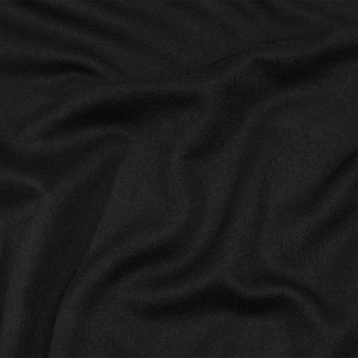 Balenciaga Italian Bluish Black Brushed Blended Virgin Wool Coating