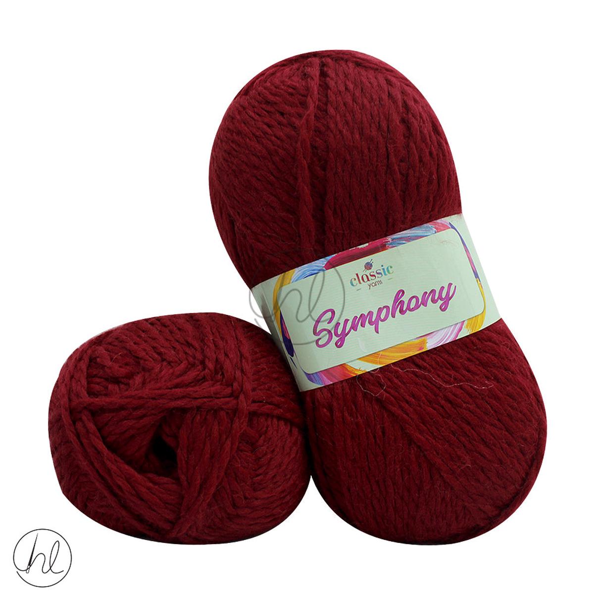 CLASSIC YARN SYMPHONY 100G MAROON 43