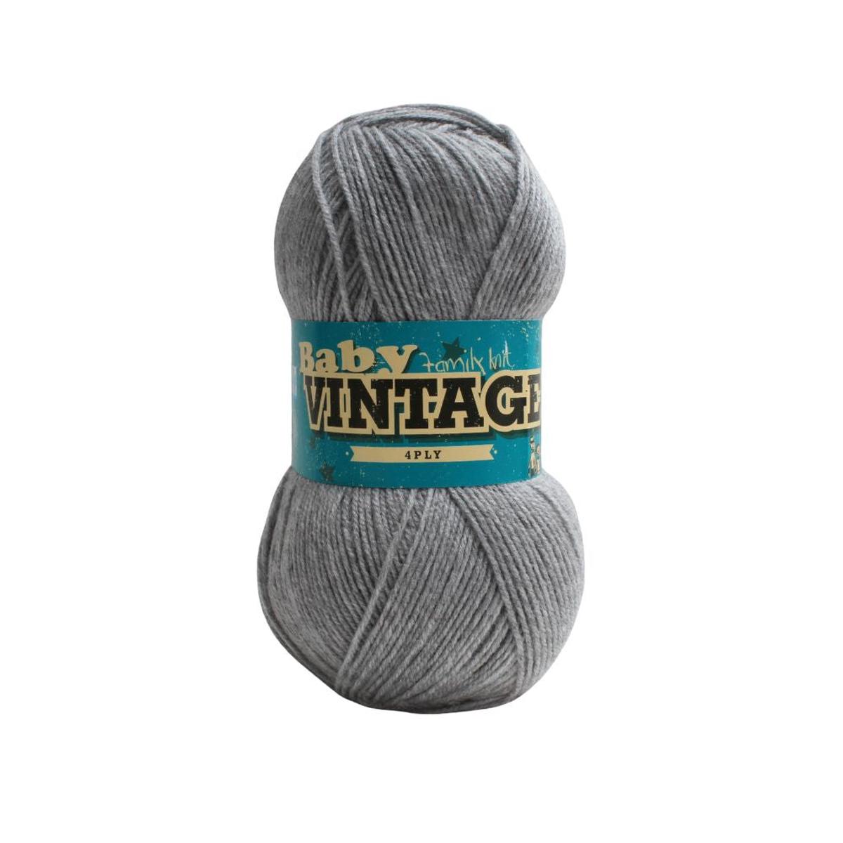 ELLE VINTAGE BABY 4PLY 100G DOVE COL 117