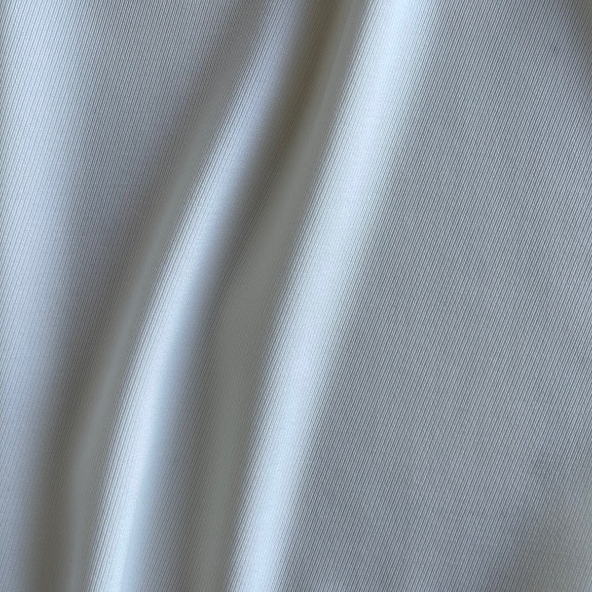 Mid-Weight Pure Dyed White Wool Calvary Twill (Made in Italy)