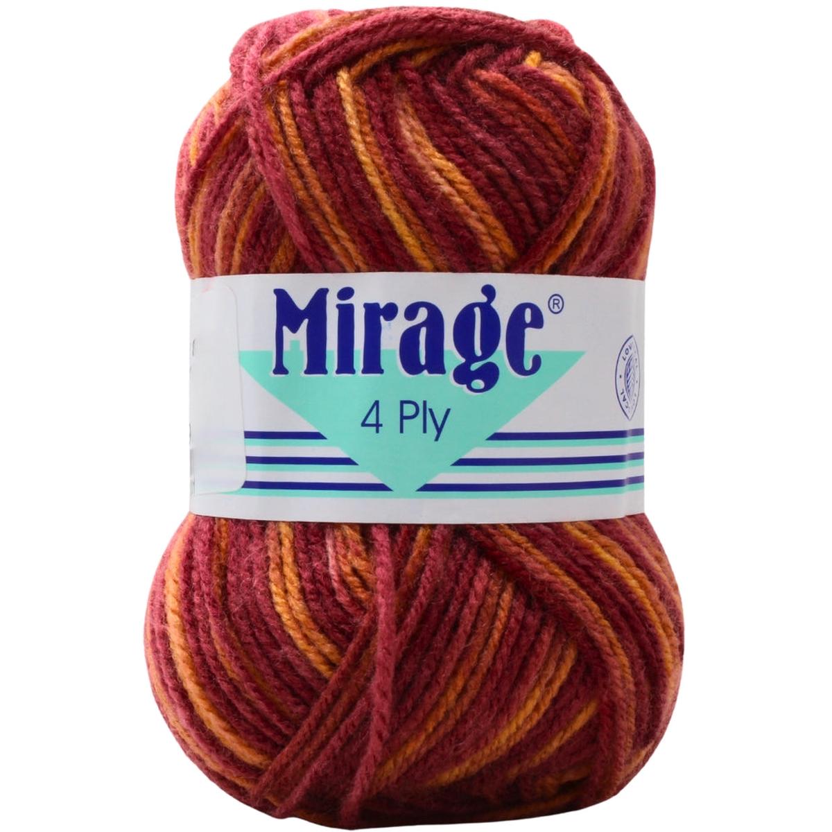 MIRAGE 4 PLY PRINT 25G MUDCLOTH