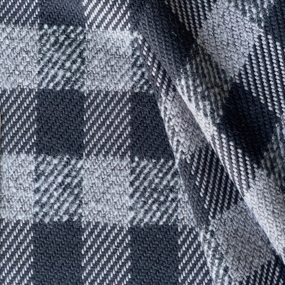 Buttery SoftCarbon Checked Wool & AlpacaBoucl Coating (Made in Italy)