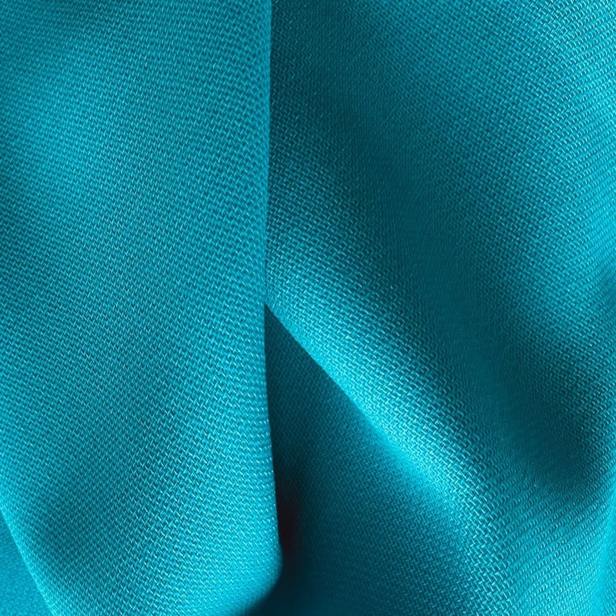 Designer Swimming Pool Blue Wool Tricotine Twill (Made in Italy)