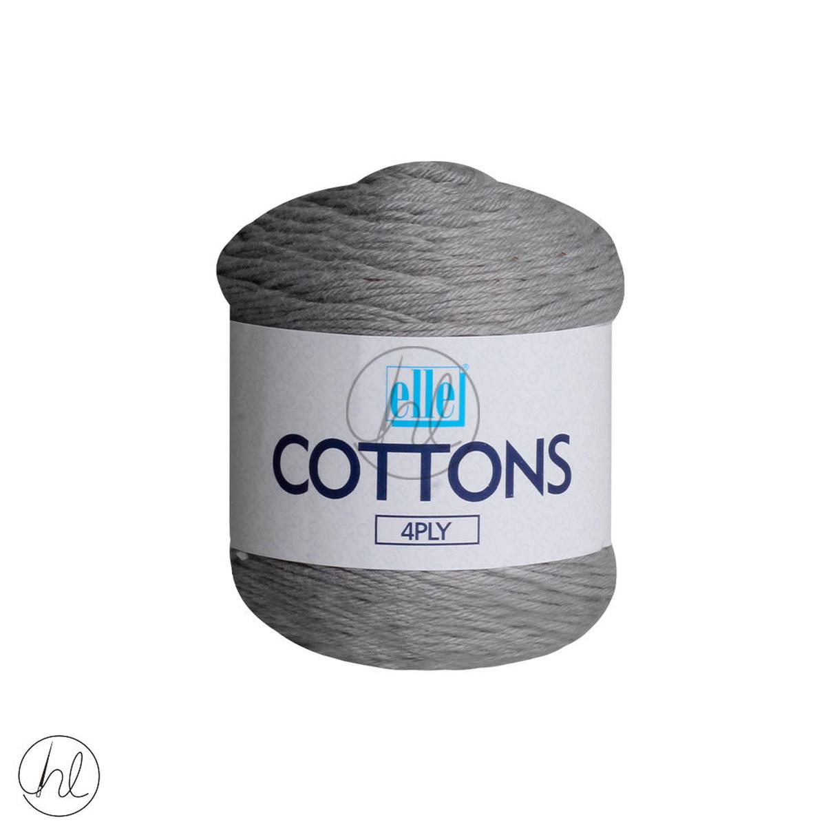 ELLE COTTONS 4PLY GREY 50G