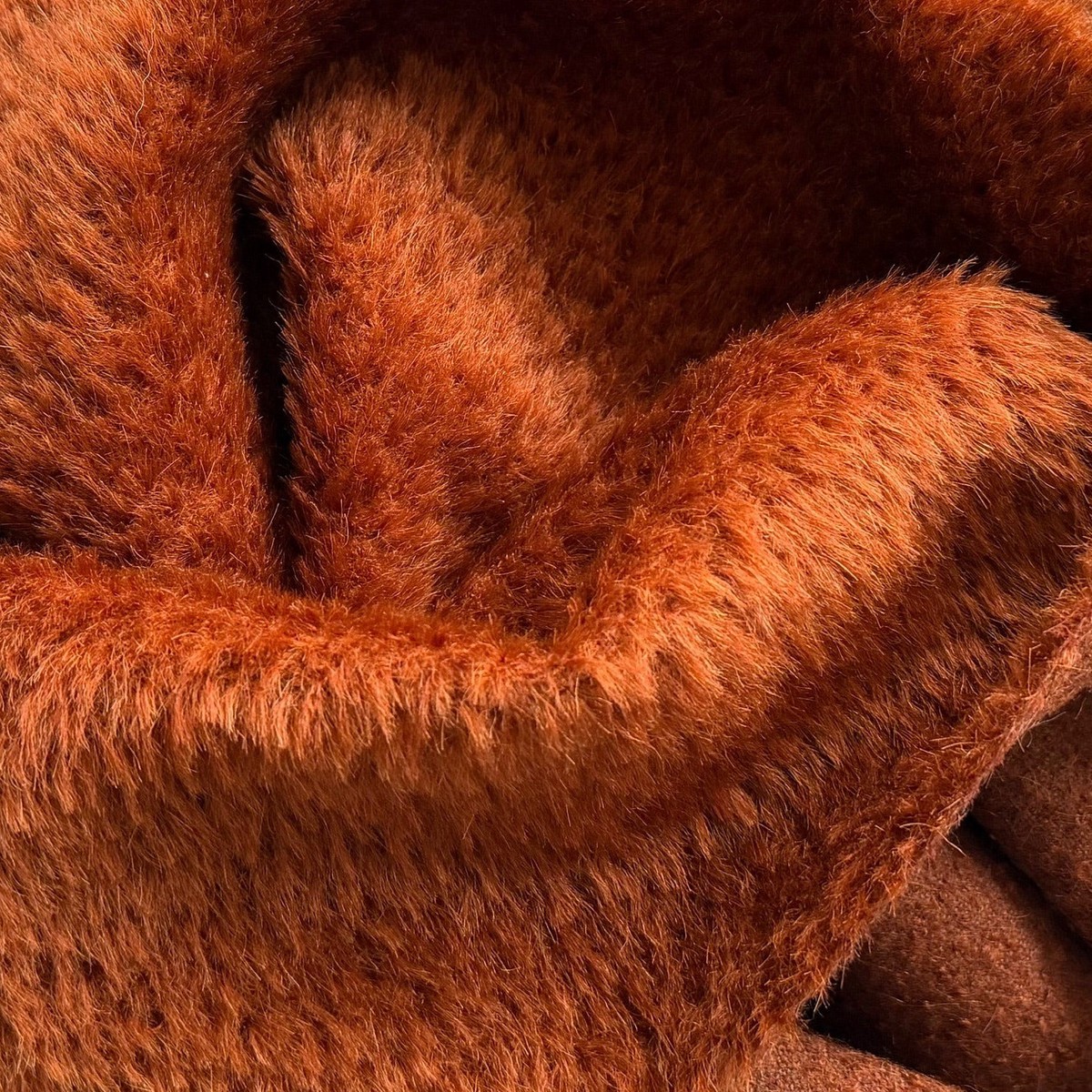 Etro Mid-Weight Rusted Cinnamon Alpaca & Wool Coating (Made in Italy)