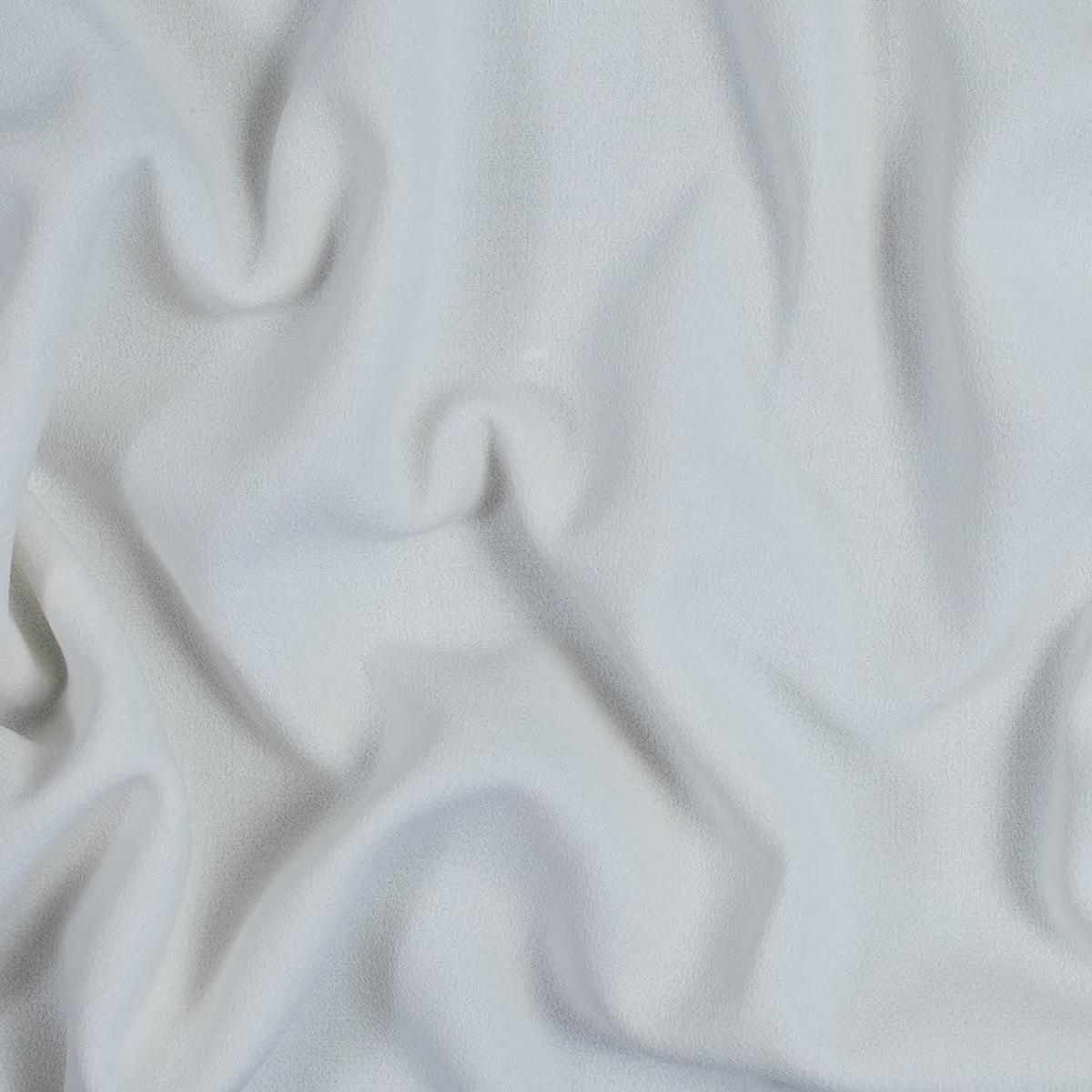 Italian Ivory Virgin Wool Double Crepe